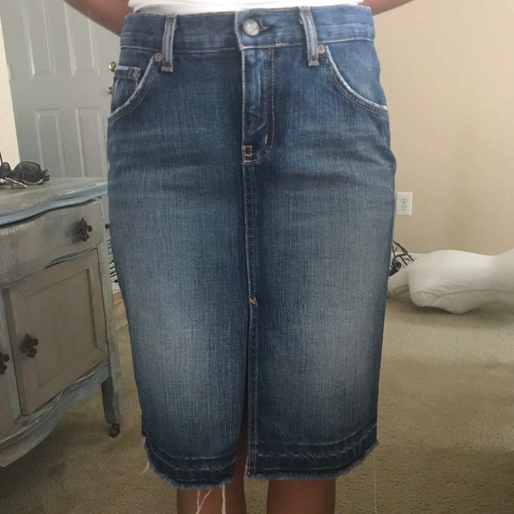 Blue Cult jean skirt